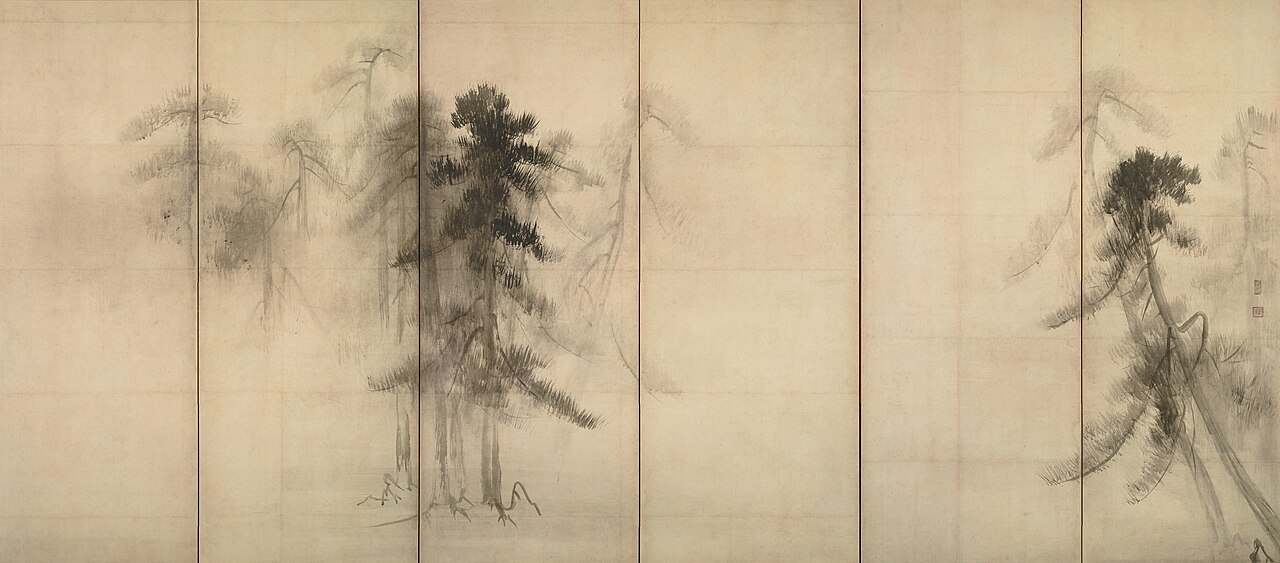 《松林図屏風》右 制作年不詳 東京国立博物館.jpg